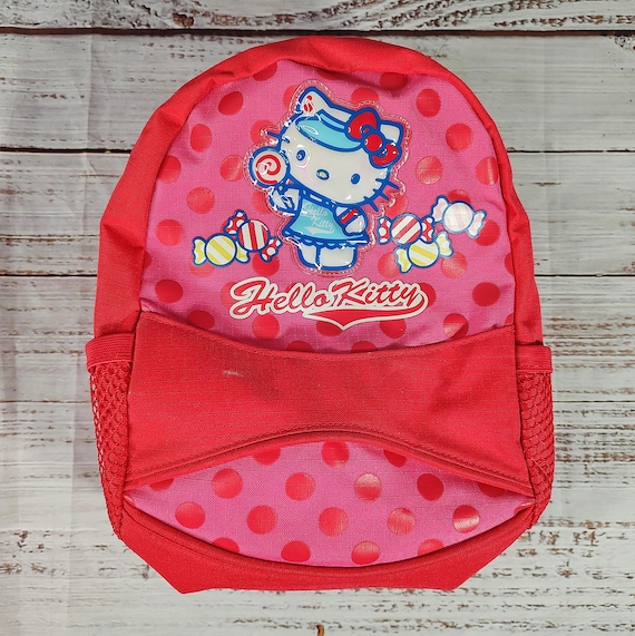 hello kitty backpack kids Personalized for the two side mesh pockets come in handy for carrying their water bottles Hello Kitty 16