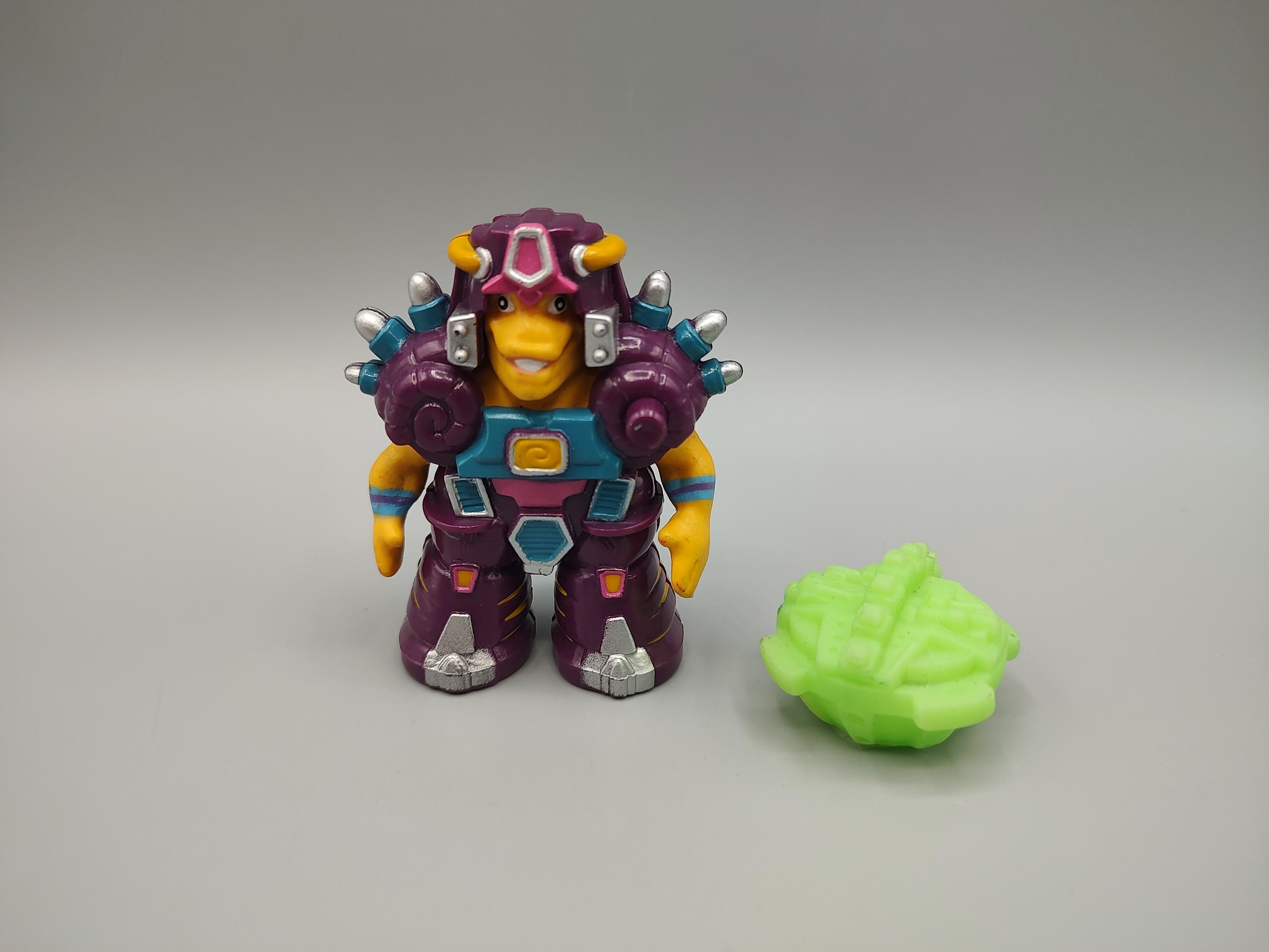Vintage 1992 Snailiens Supersonic Shell Fighters Roosevelt Figure