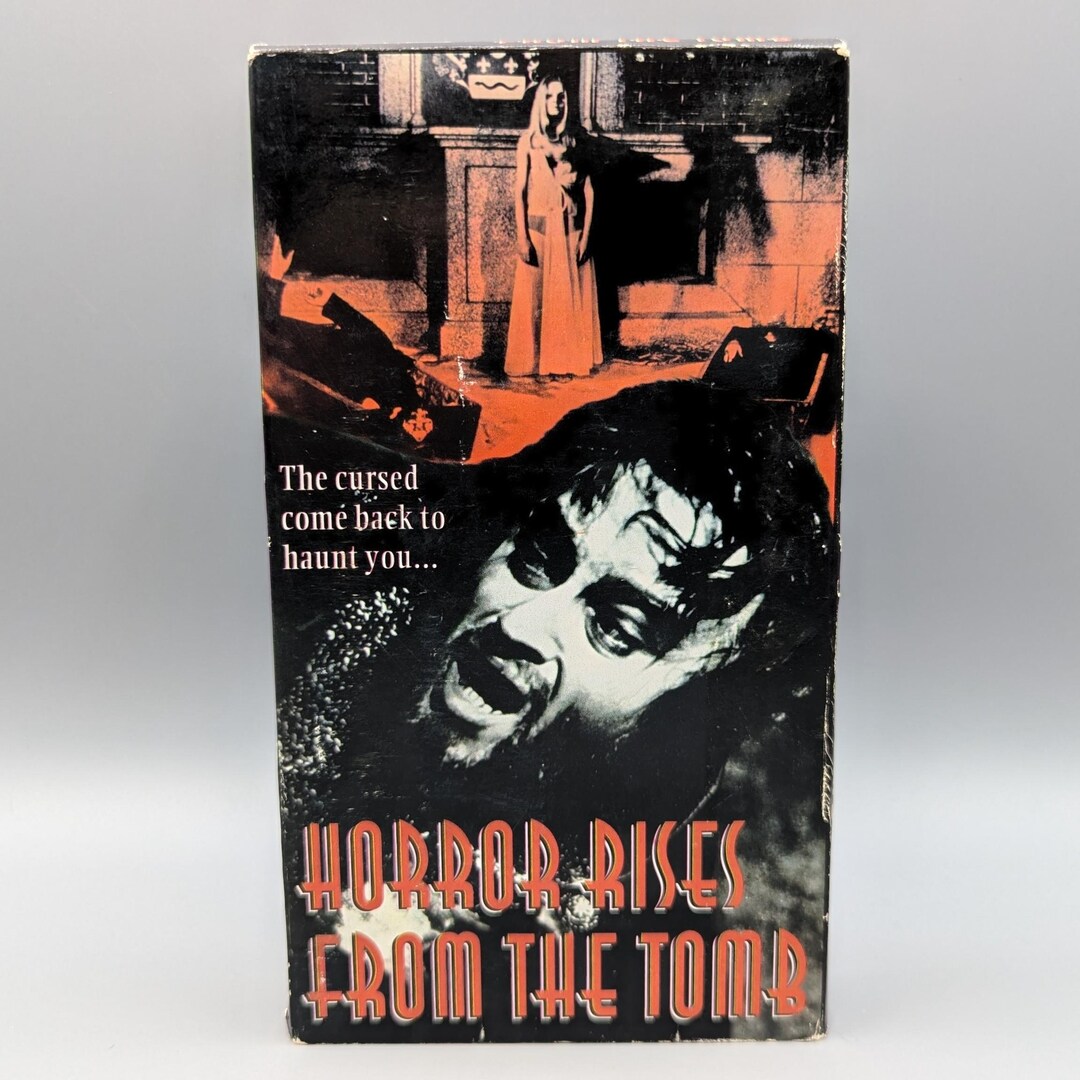 Horror Rises From the Tomb VHS / Vintage Video VHS Tape / Retro Movie ...