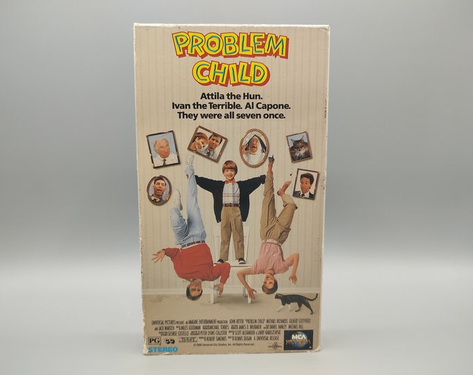 Vhs Problem Problem Child VHS / Vintage Video VHS Tape / Retro Movie Film / 1980s ...