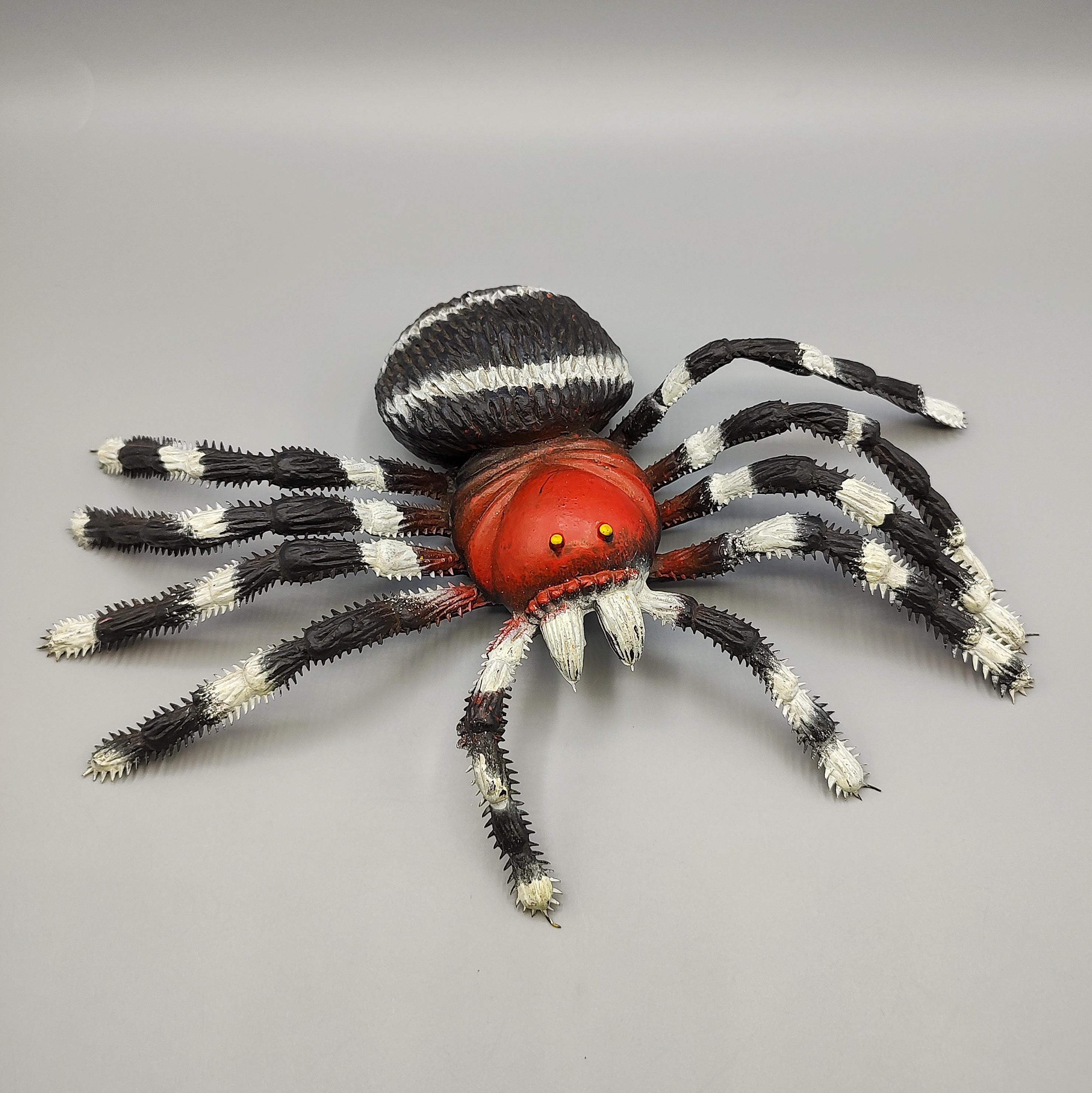 Vintage Rubber Spider Tarantula Toy Halloween Figure / Halloween