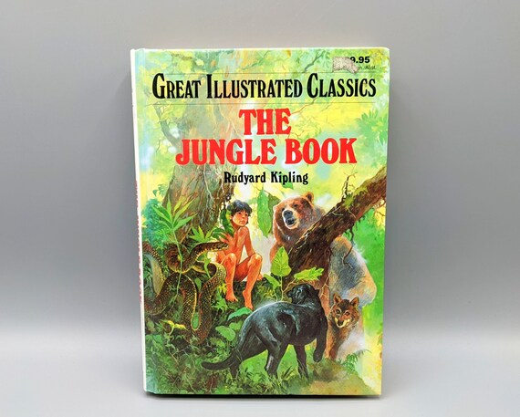 Great Illustrated Classics / the Jungle Book / Vintage Book - Etsy