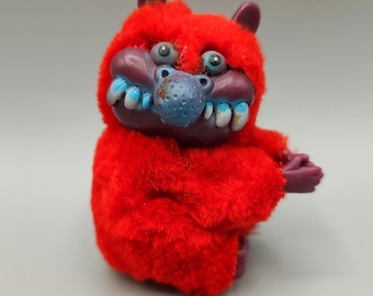 Vintage 1985 My Pet Monster Plush Amtoy 24in Big Original No Cuffs