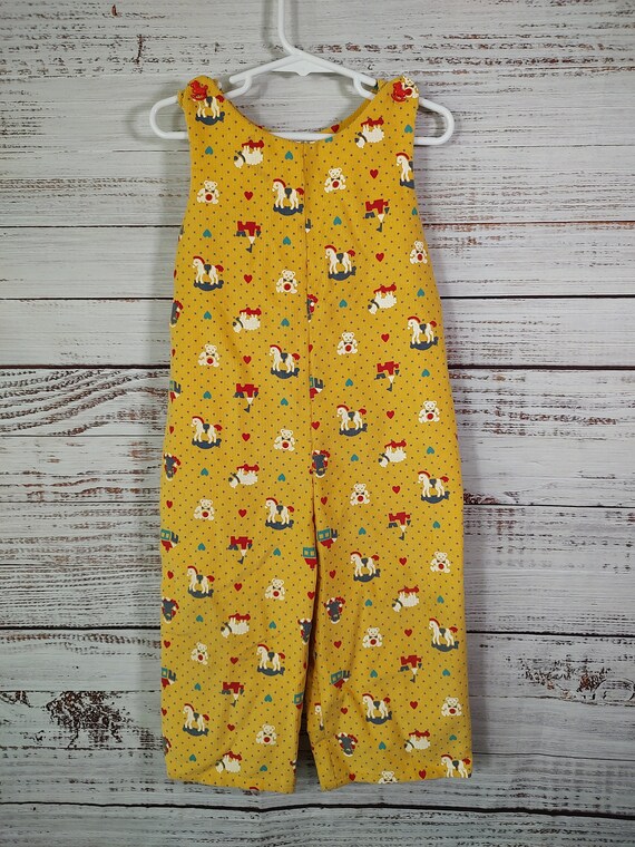 Toddler Vintage Corduroy Overalls / 1970s 70s Ove… - image 3