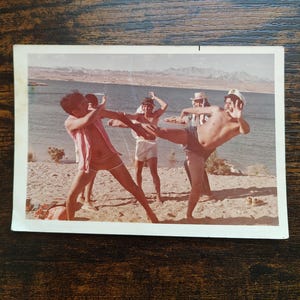 Handsome Men At Beach Attractive Young Men Shirtless / Art Antique Photography / Original Vintage Photo Snapshot / Found Photo