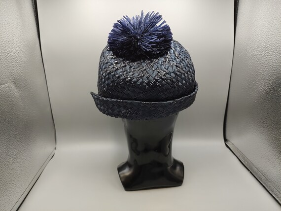 Vintage Woven Hat / 1950s 50s / Dress Hat / Fancy… - image 5