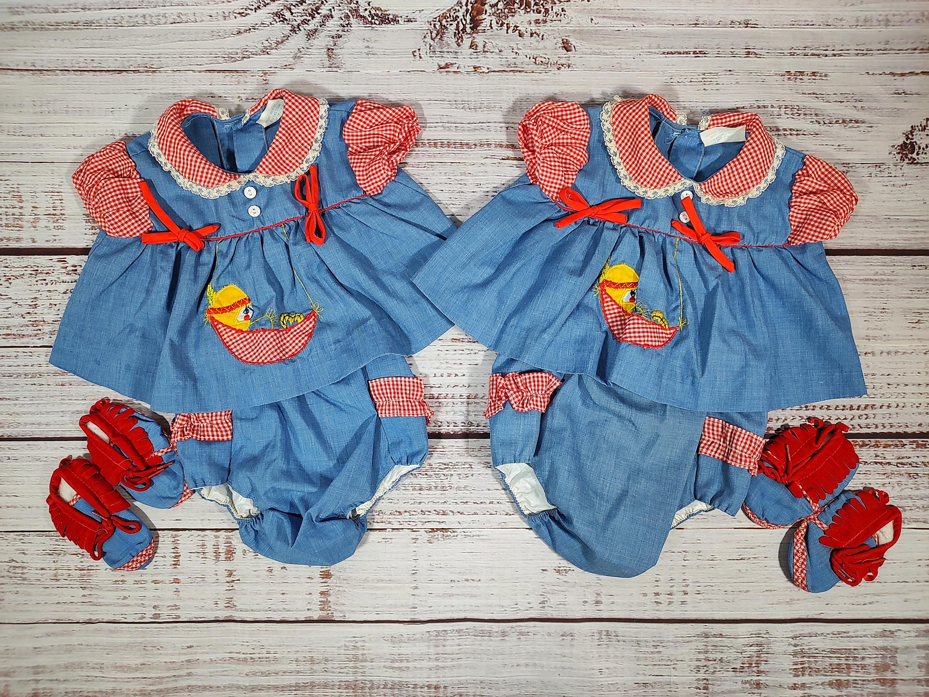 vintage newborn dresses Nora Baby Dress Minor shrinkage may occur if tumbled dried Juliet Baby Dress/Bloomers