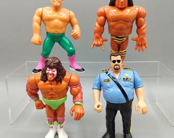 Vintage Wrestling Figure WWE WCW Action Figure / Bendems Titan