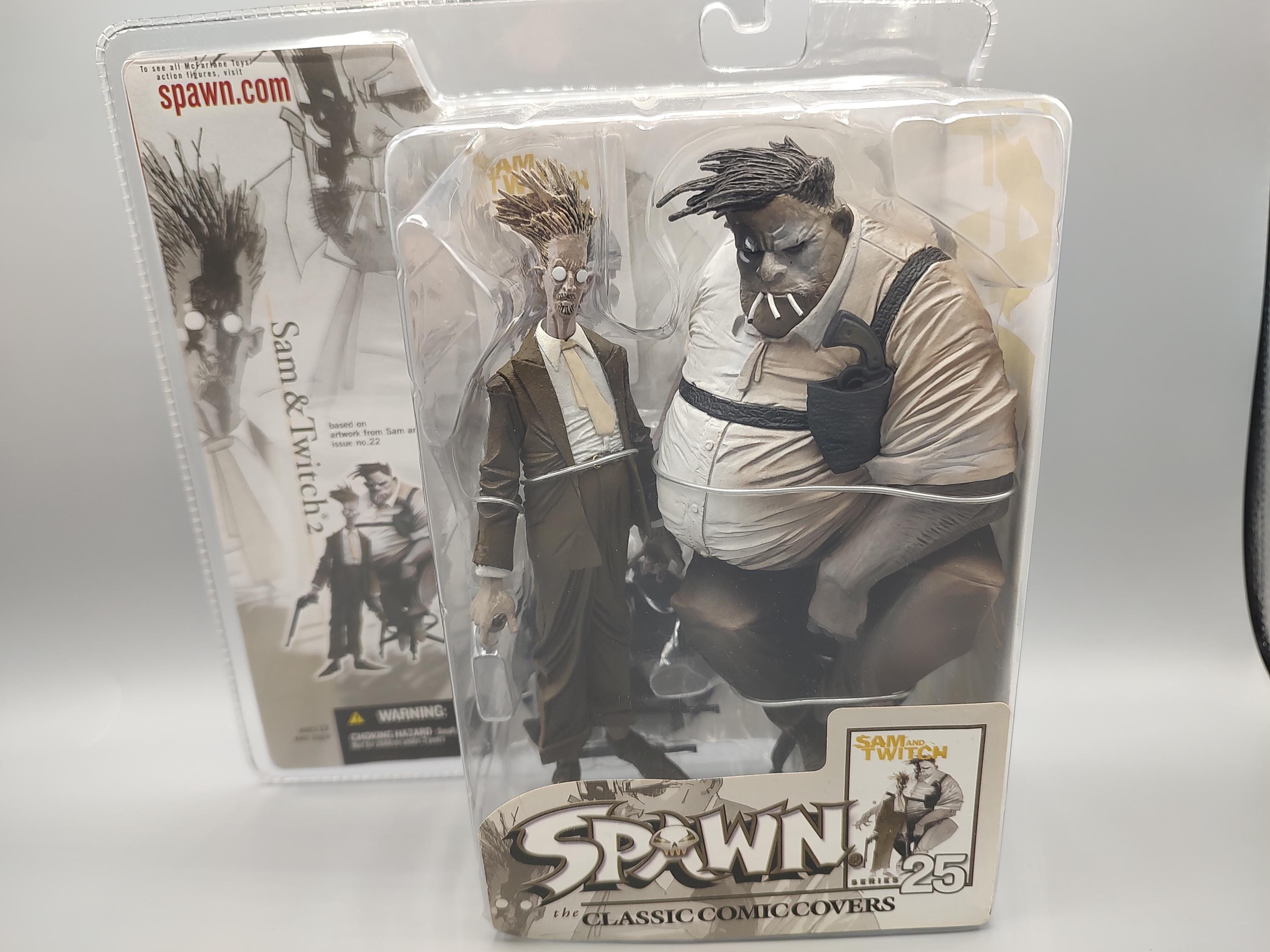 Vintage Mcfarlane Toys Spawn Classic Comic Covers Series Sam and