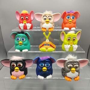 Vintage 1998 Furby McDonalds Happy Meal Prize / Vintage Toy / Retro Toy / Vintage Mini Furby / Minature Furby