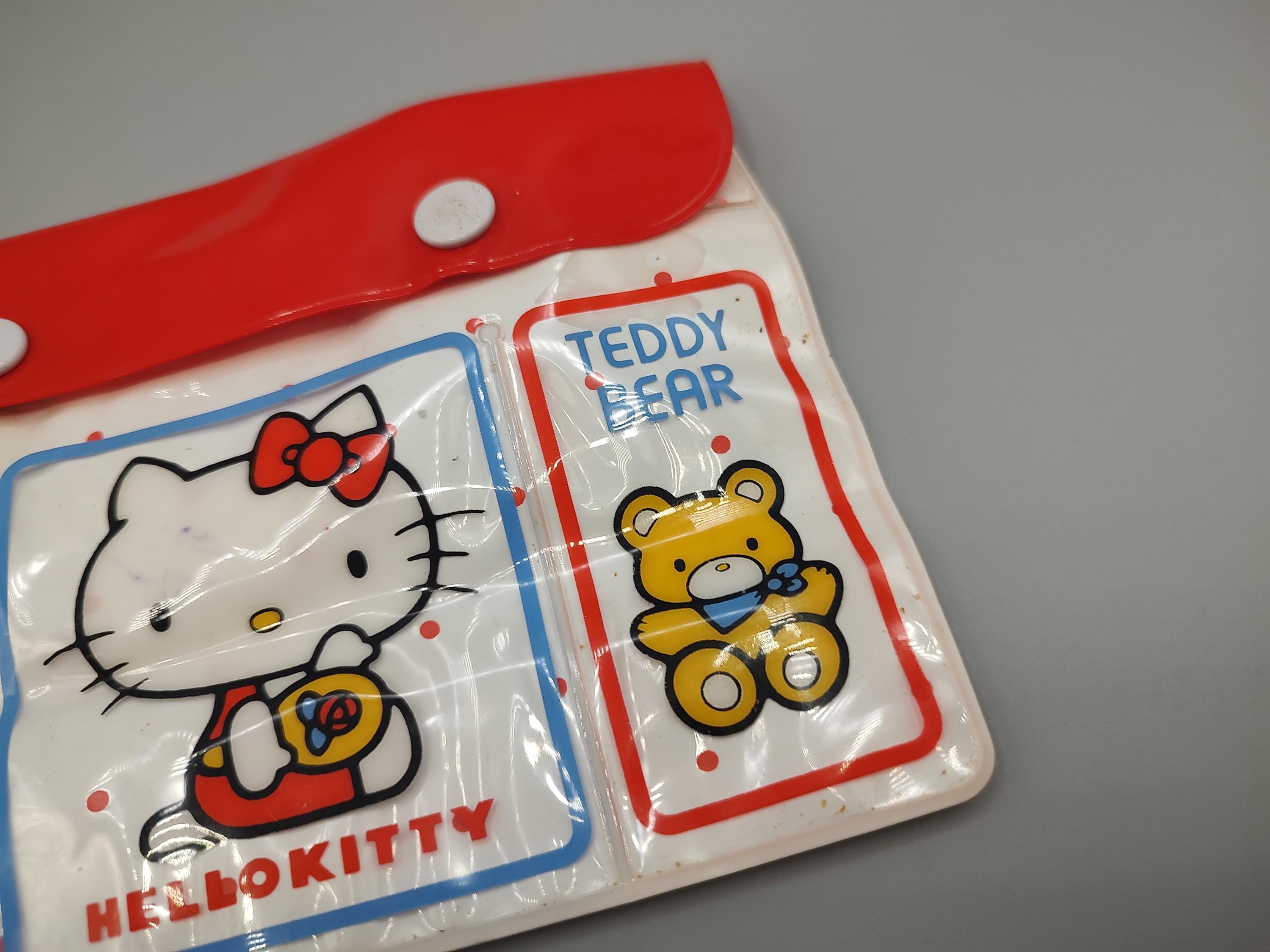 Vintage 1976 Made in Japan Hello Kitty Vinyl Pouch Sanrio / Retro  display picture 1