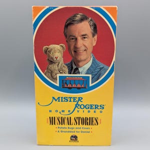 Mister Rogers Home Video Musical Stories VHS / Vintage Video VHS Tape / Retro Movie Film / 1990s 90s 1980s 80s
