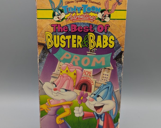 Tiny Toon Adventures the Best of Buster and Babs Prom VHS / Vintage
