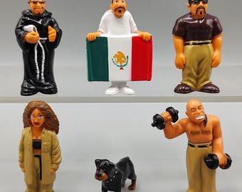 Vintage Homies Figure / Retro PVC Miniature Figurine / y2k 2000s 00s / Chicano Cholo / Pick a Figure