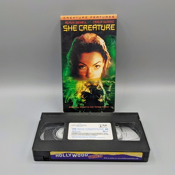 She Creature 2001 / Horror Thriller / Vintage Video VHS Tape / Retro Movie Film / 2000s 00s