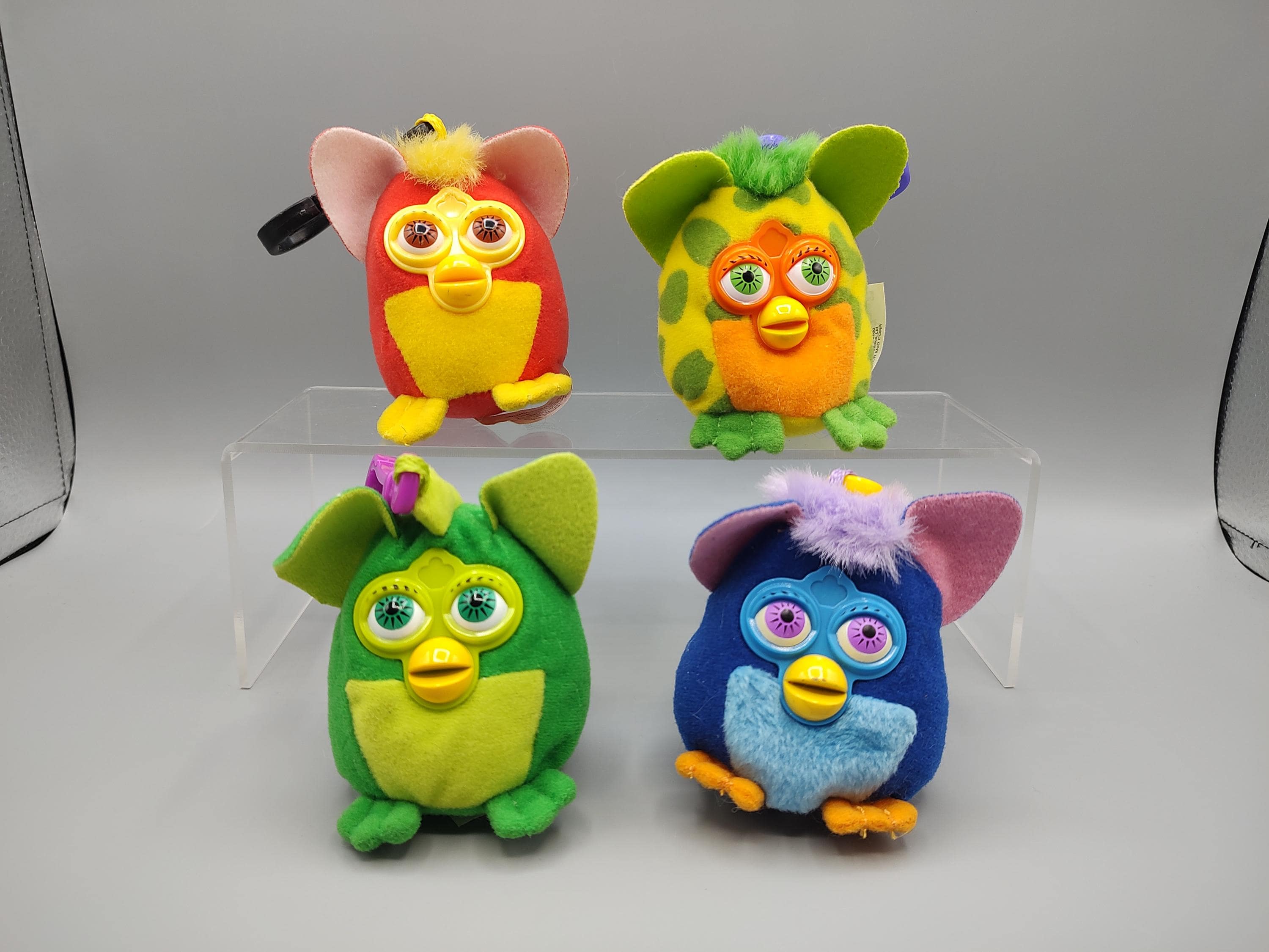 Vintage 1990s Furby Plush Clip / Mcdonalds Happy Meal Prize