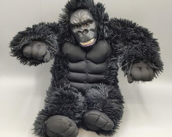 Vintage King Kong Plush By King Plush 14 Inch Tags 2005 Doll / Retro Stuffed Plush / Stuffed Animal