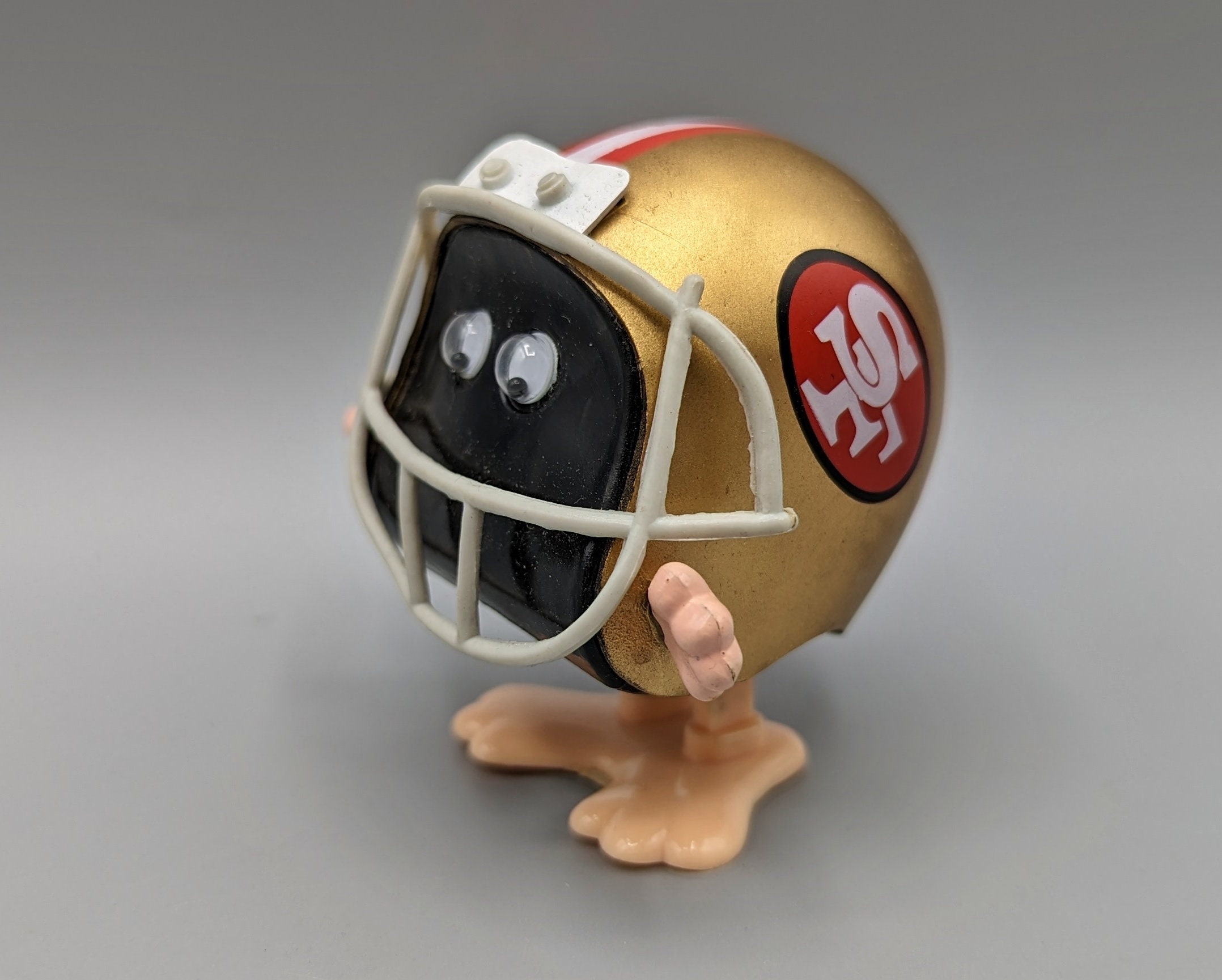 Vintage 1980s Russ San Francisco 49ers Helmet Wind-up Toy 1980s