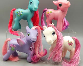 Vintage G1 My Little Pony Party Time 1980s MLP, Orange Pony