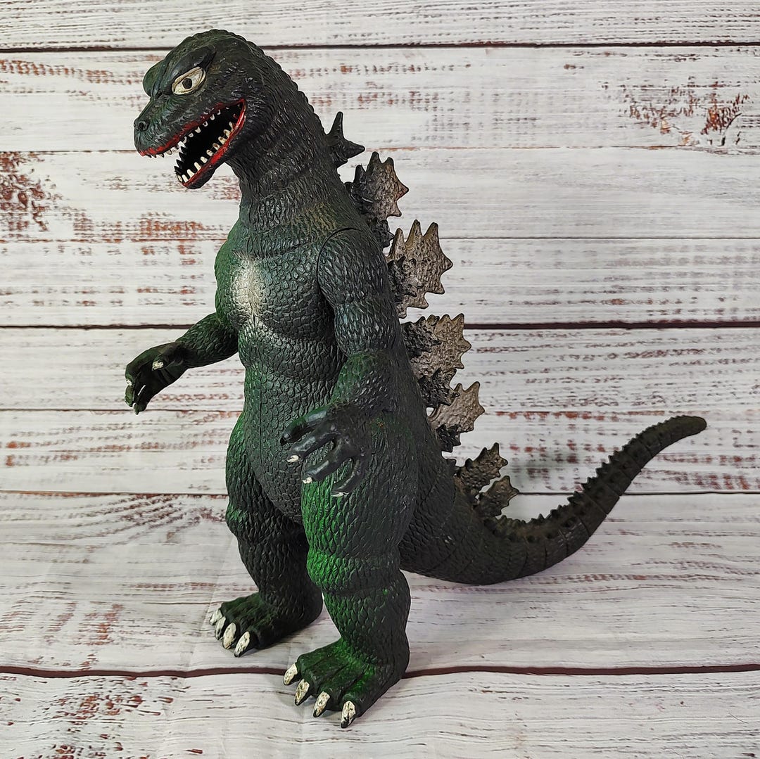 Vintage 1985 TOHO Ltd. Imperial GODZILLA Vinyl Posable Action Figure 13 ...