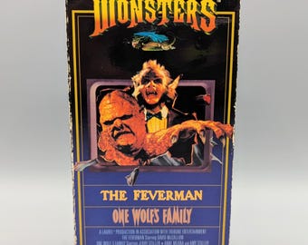 Monsters the Feverman One Wolf's Family VHS / Vintage Video VHS