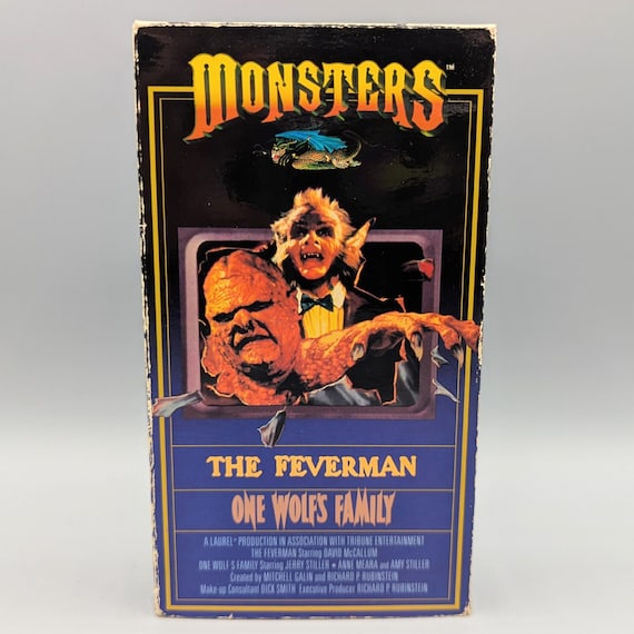 Monsters the Feverman One Wolf's Family VHS / Vintage Video VHS