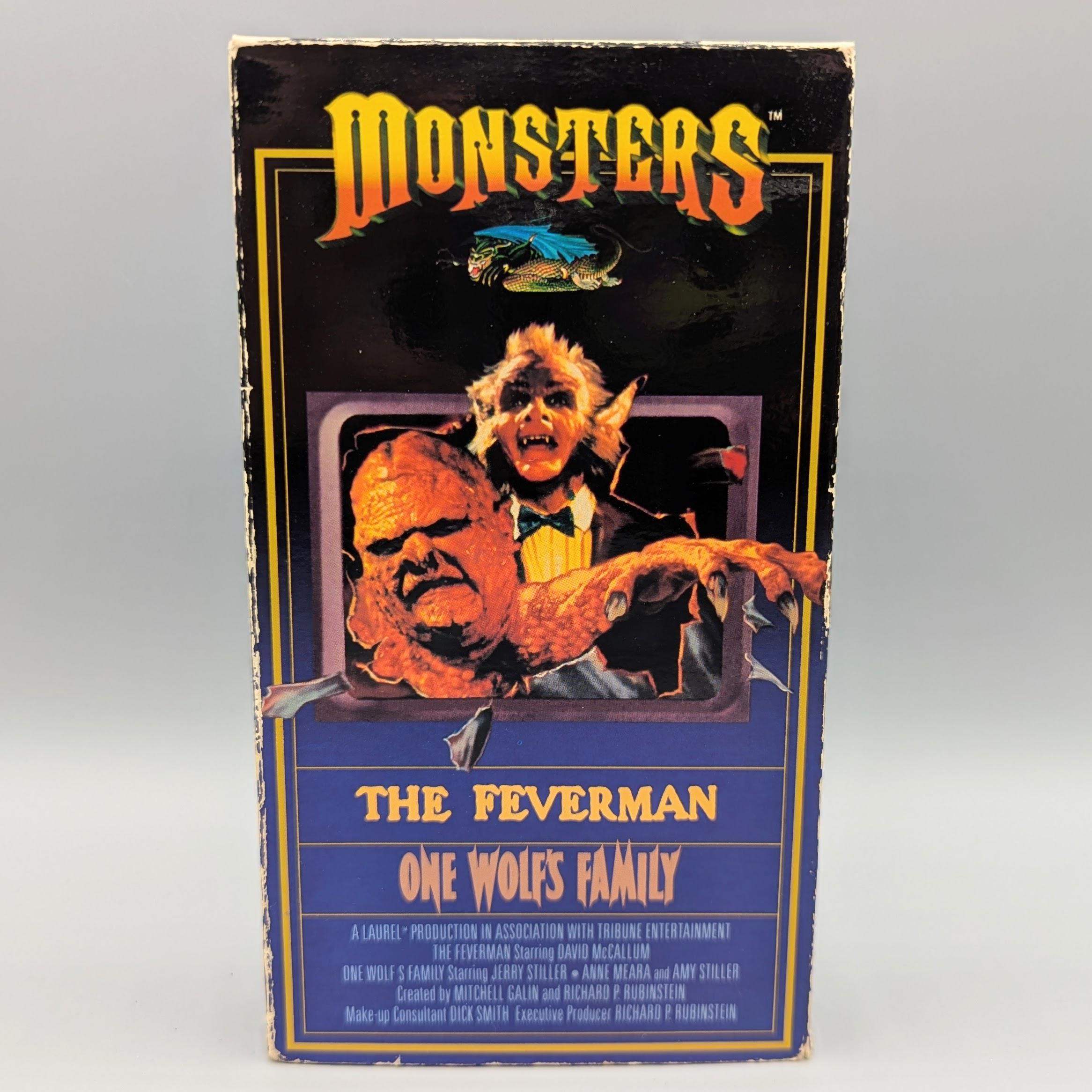 Monsters the Feverman One Wolf's Family VHS / Vintage Video VHS