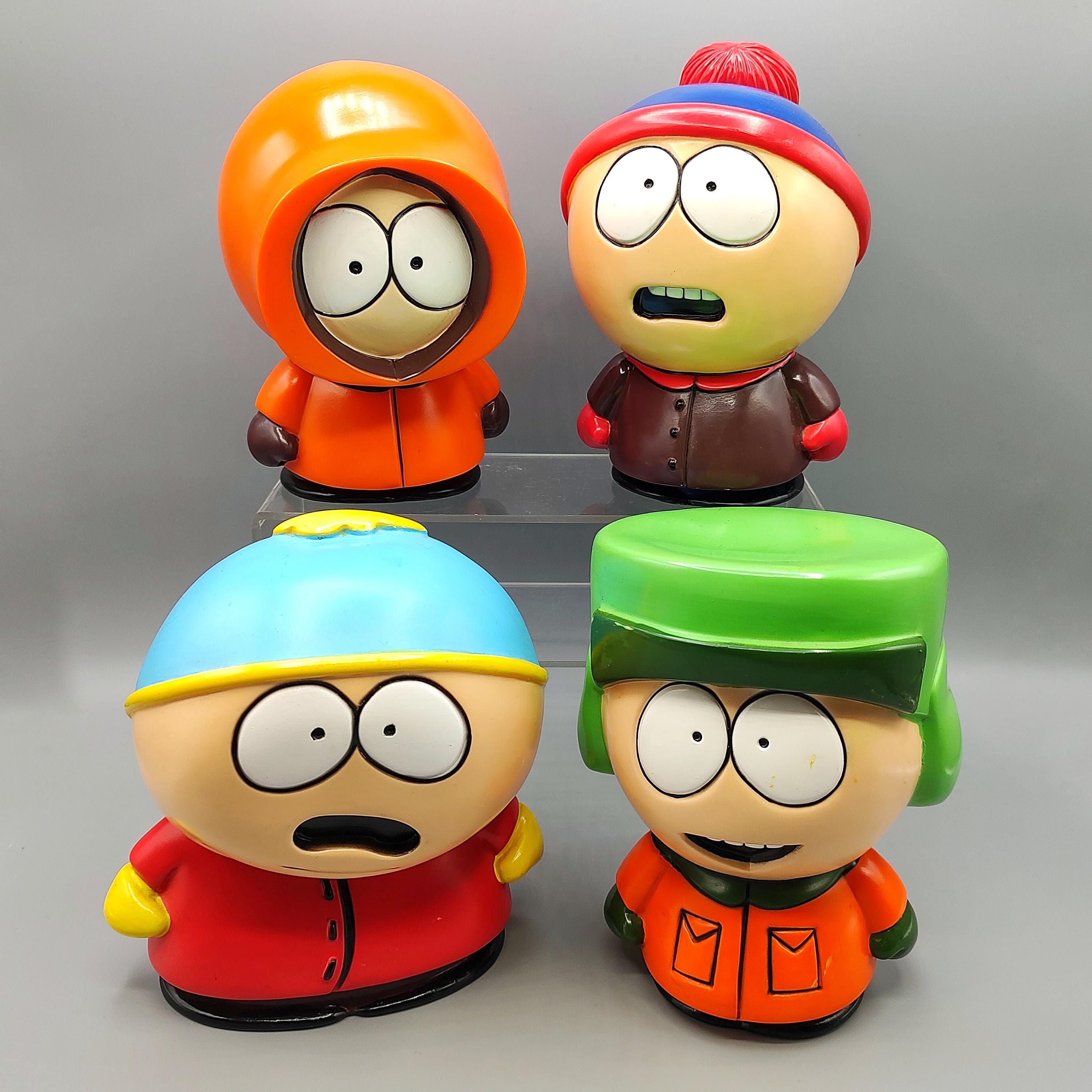 Lot De 3 Grandes Figurines South Park – 1998 – Occasion
