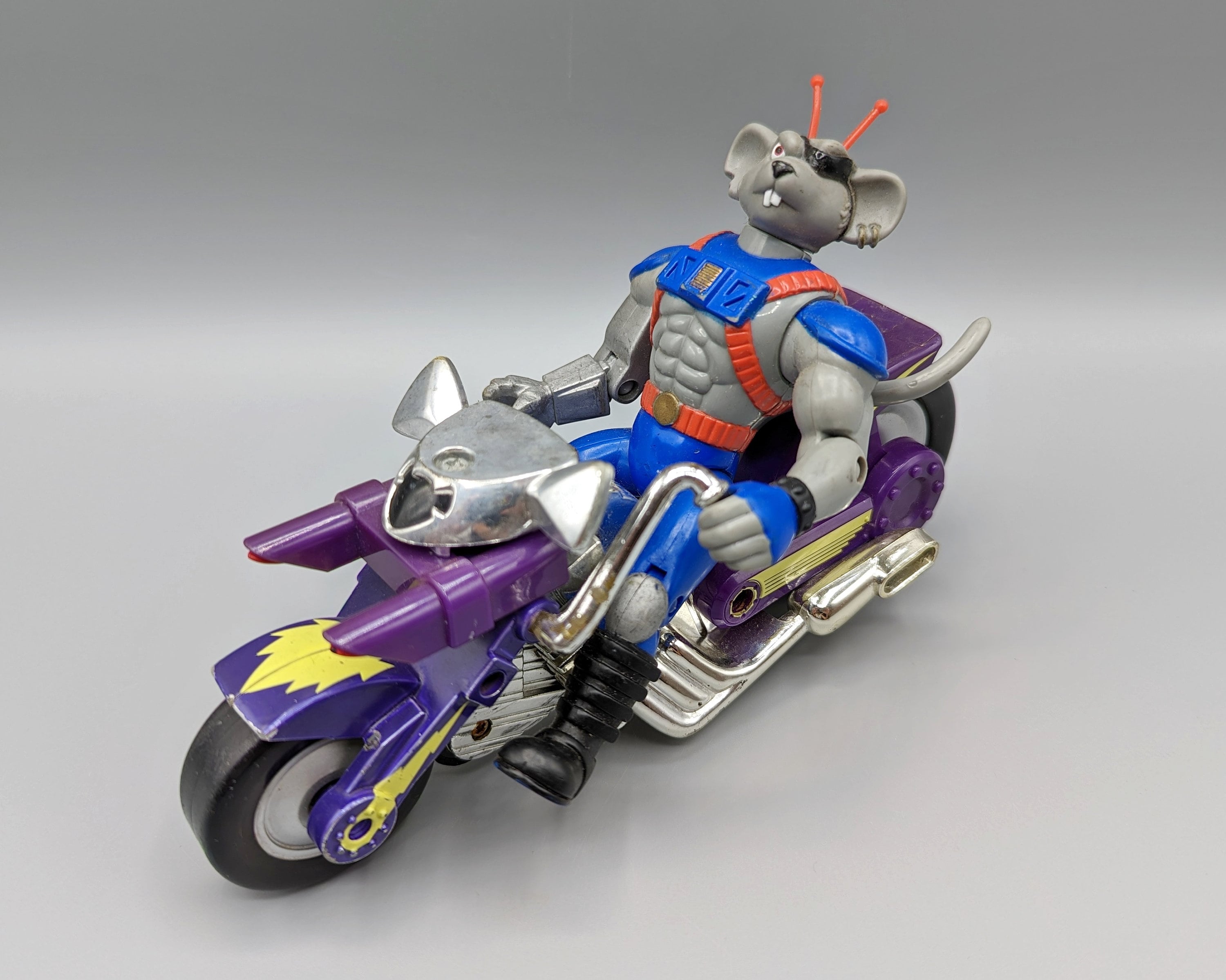 Biker Mice From Mars 1993 Modo Action Figure With Mondo Chopper