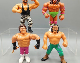 Vintage Wrestling Figure WWE WCW Action Figure / Bendems Titan