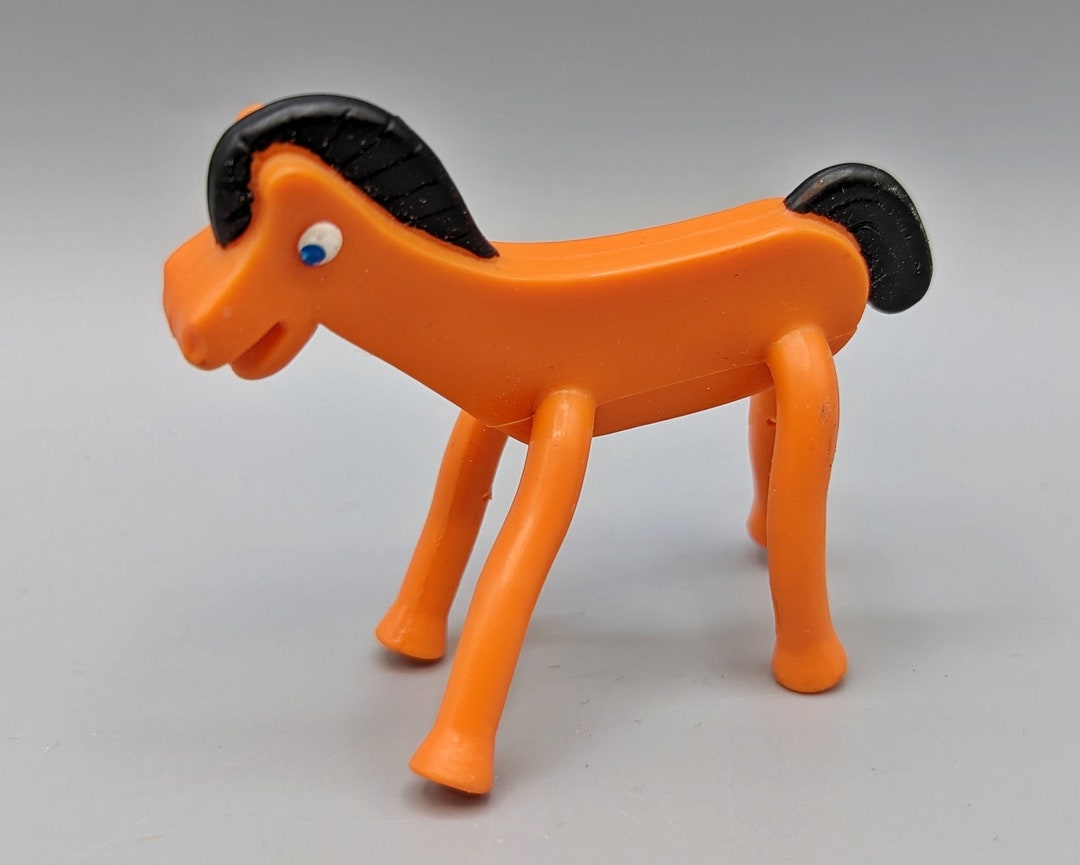 Gumby and Pokey Horse Bendable Poseable Flexible Toy Figures 2 Inch