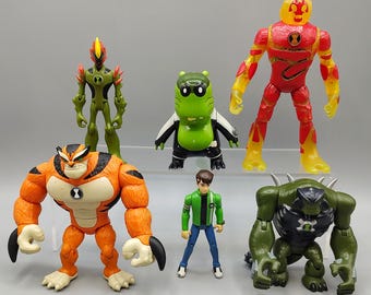 Ben 10 Cartoon Network Action Figure / Alien Force / Pick A Figure / Upchuck Swampfire Heatblast Rath Ultimate Humungousaur