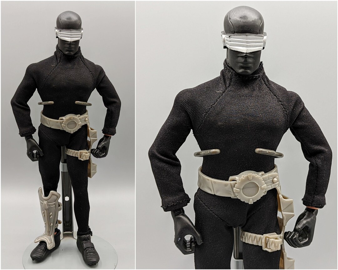 Vintage 1996 GI Joe Hasbro Pawtucket 12 Snake Eyes Action Figure Ninja Showdown / Retro Action