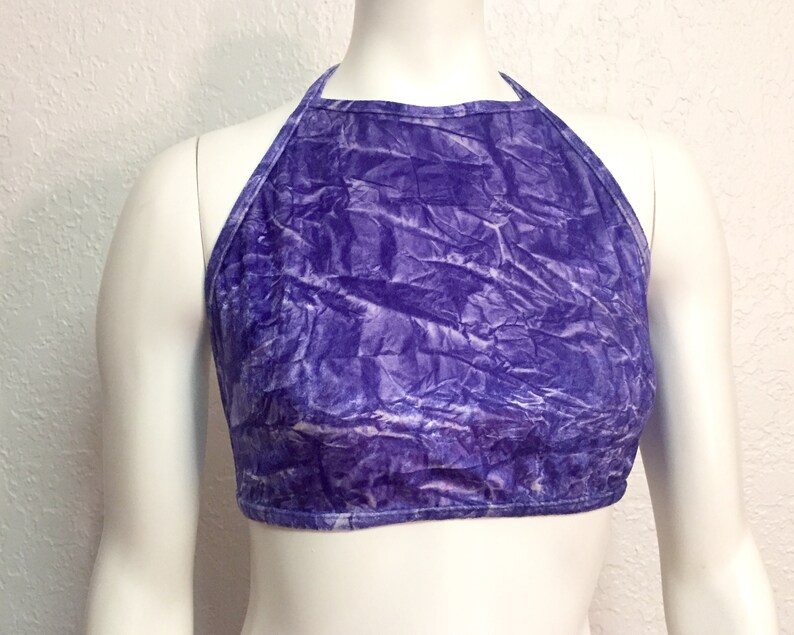 purple velvet swimsuit