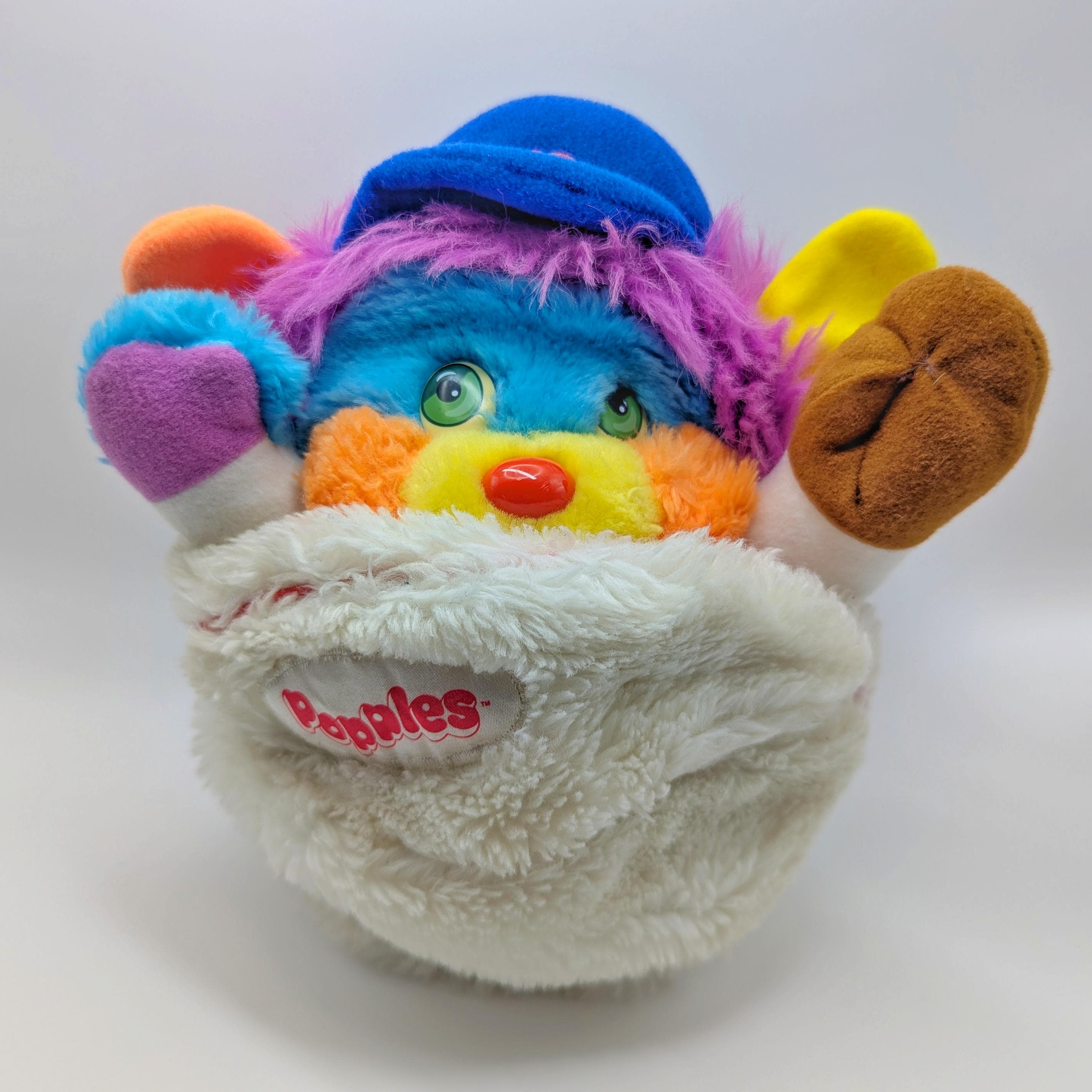 Kid Cartoon Popples 80s Vintage ヴィンテージ　ポップルズ/1986s Sleeping American 1986 Bag ぬいぐるみ