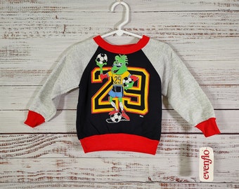 Vintage Toddler Sweater / NOS NWT New With Tags / Retro Graphic Sweater / Baby Sweater / 2T 24M 24 Months