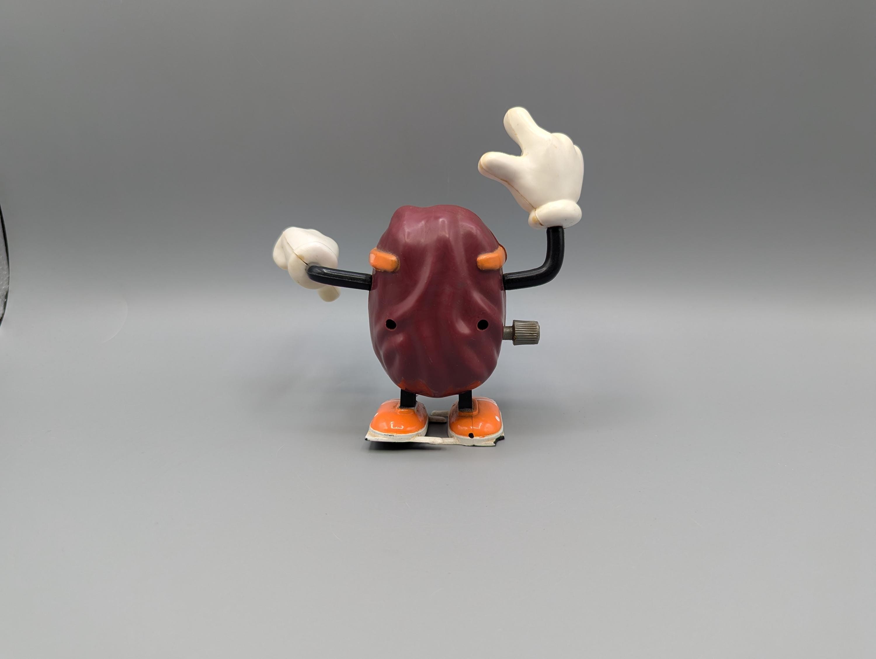 Vintage California Raisins Wind-up Walker Toy Plastic Collectible