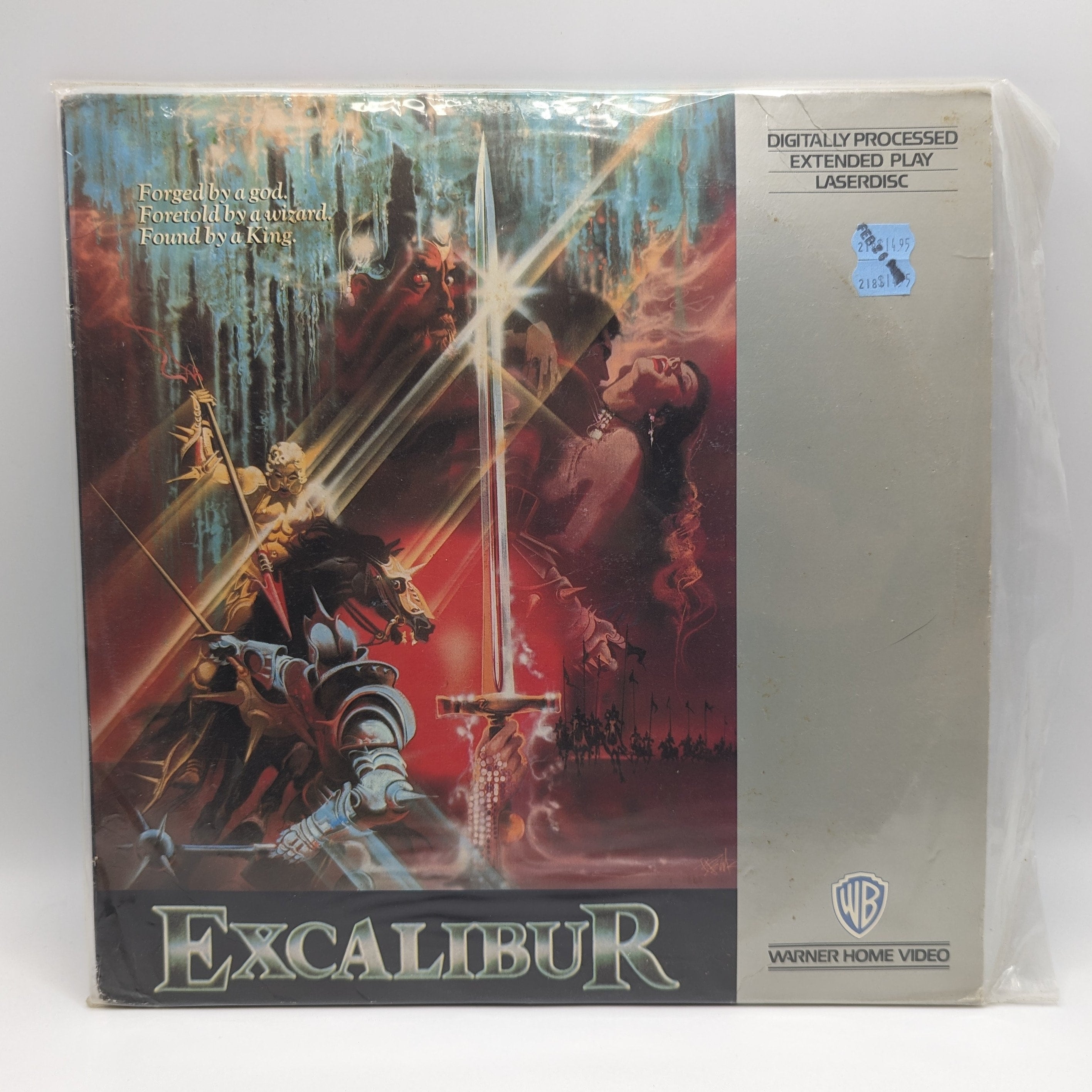 Excalibur Laserdisc LD / Laser Disk / Stereo Extended Play / Retro