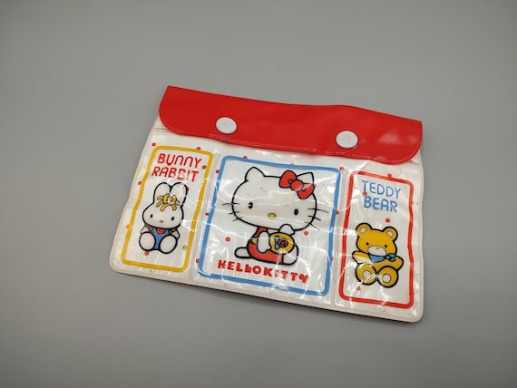 Vintage 1976 Made in Japan Hello Kitty Vinyl Pouch Sanrio / Retro