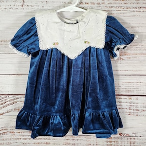 infant blue christmas dress Navy Blue Lace Baby Girl Dress, First Birthday Dress, Flower Girl Dress, Wedding Baby Dress, Baby Girl Birthday Dress, Christmas Baby Dress