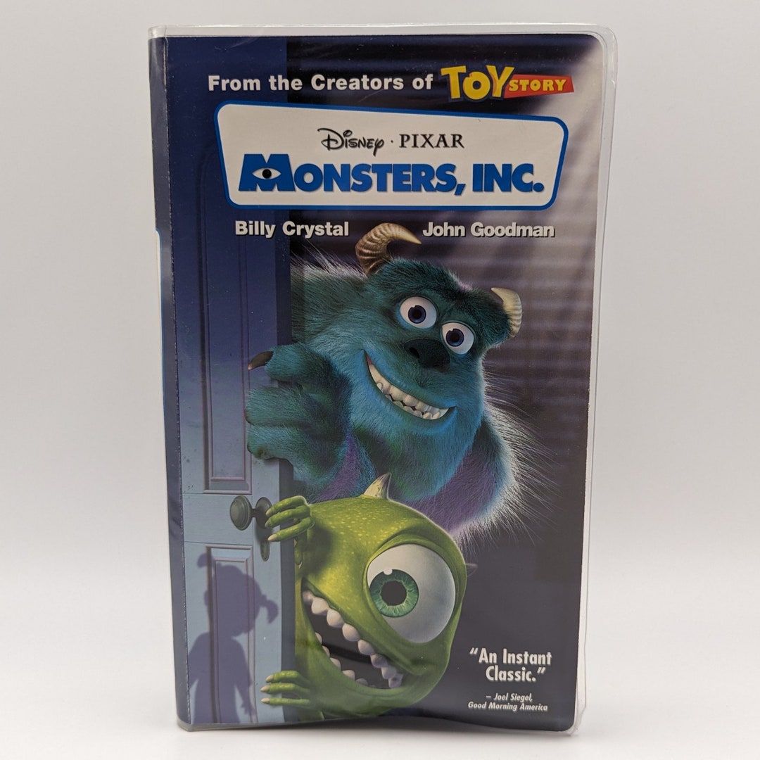 Monsters, Inc. VHS / Vintage VHS Tapes / Cartoon Cartoons / 1990s 90s ...