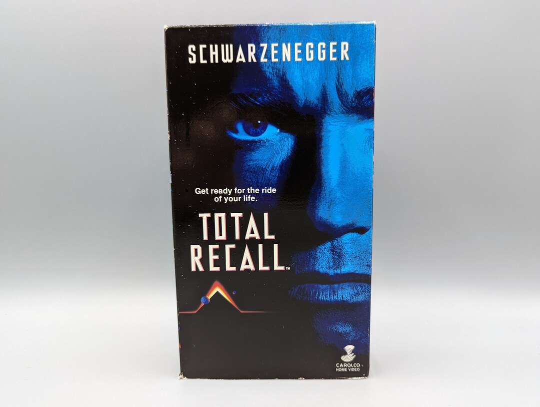Total Recall VHS / Vintage VHS Tapes / 1980s 80s / 1990s 90s Etsy