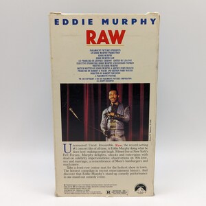 Eddie Murphy Raw VHS / Vintage VHS Tapes / Cartoon Cartoons / 1990s 90s