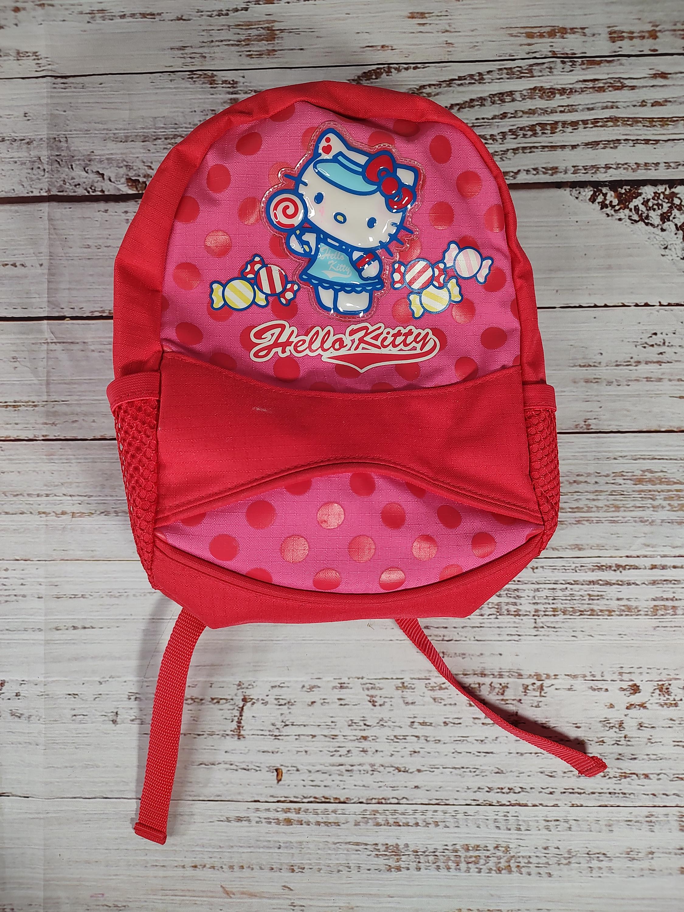 Vtg Sanrio Hello Kitty Backpack Small Red Book Bag - Happy to Have a Friend Like Vintage Hello Kitty Backpack Sanrio | Mercari main image 4