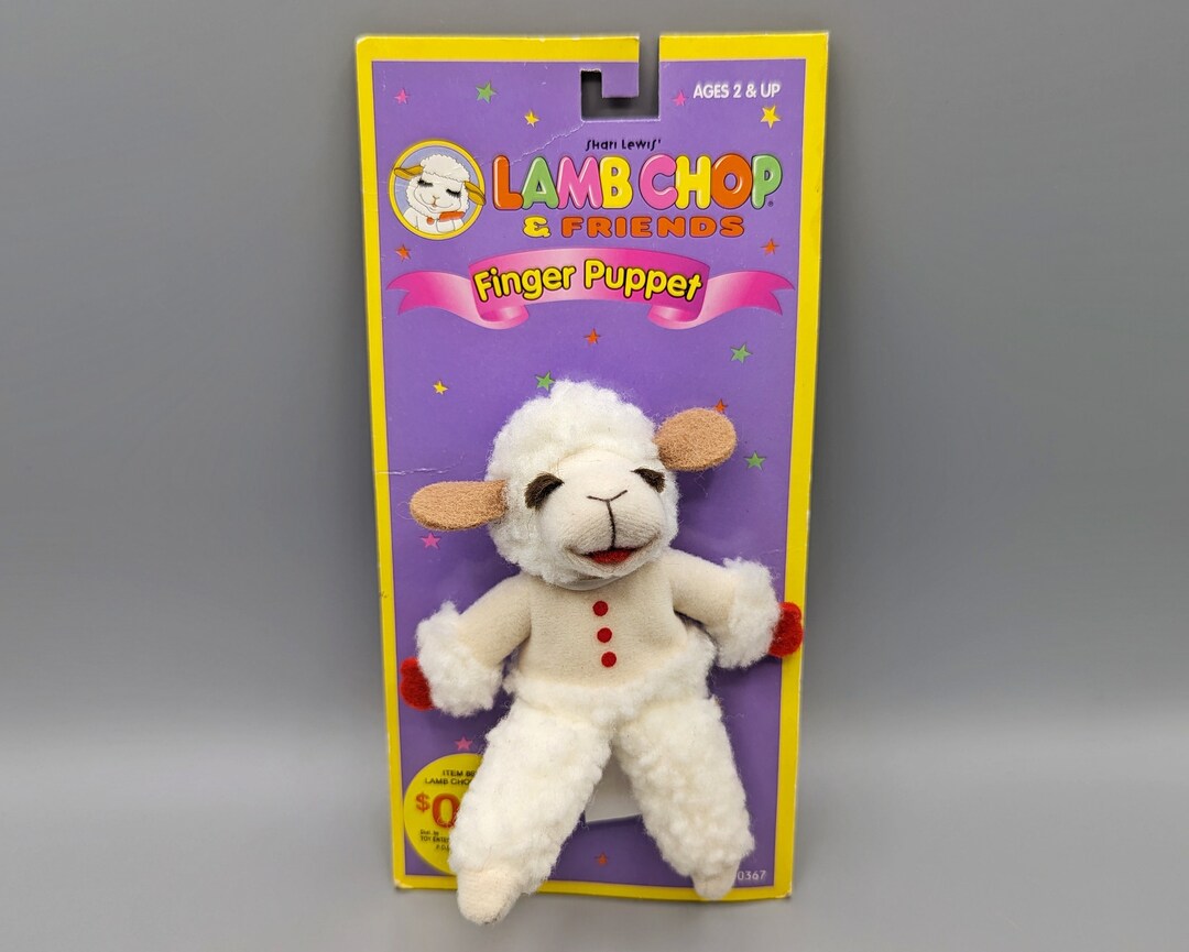 Lamb Chop Mini 5 Plush Finger Puppet People Pals Small Etsy