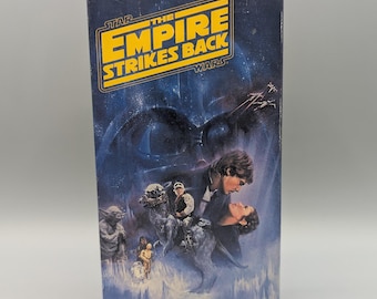 Star Wars The Empire Strikes Back CBS Fox / Vintage Video VHS Tape / Retro Movie Film / 1980s 80s