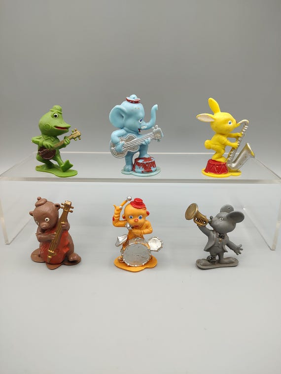 Vintage IDL Animal Band Hong Kong Elephant Frog Rabbit Bear Monkey