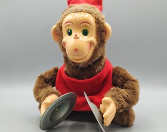 Vintage toy monkey アスティエ　オーナメント Lot of 2 Toy Monkeys. Germany. 20th century. Plush toy