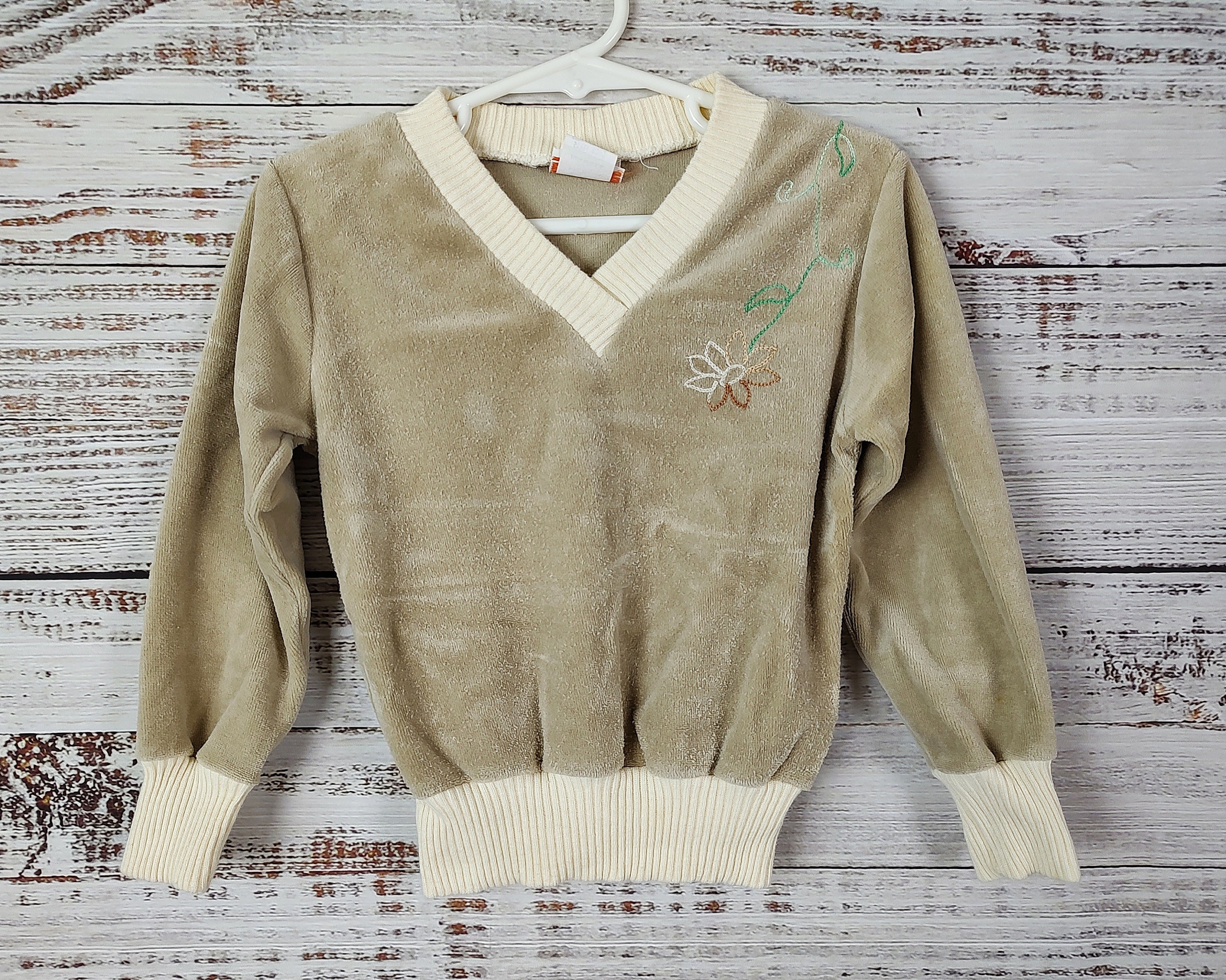 Kids Velour Sweater / 1990s 90s Pullover / Long - Etsy