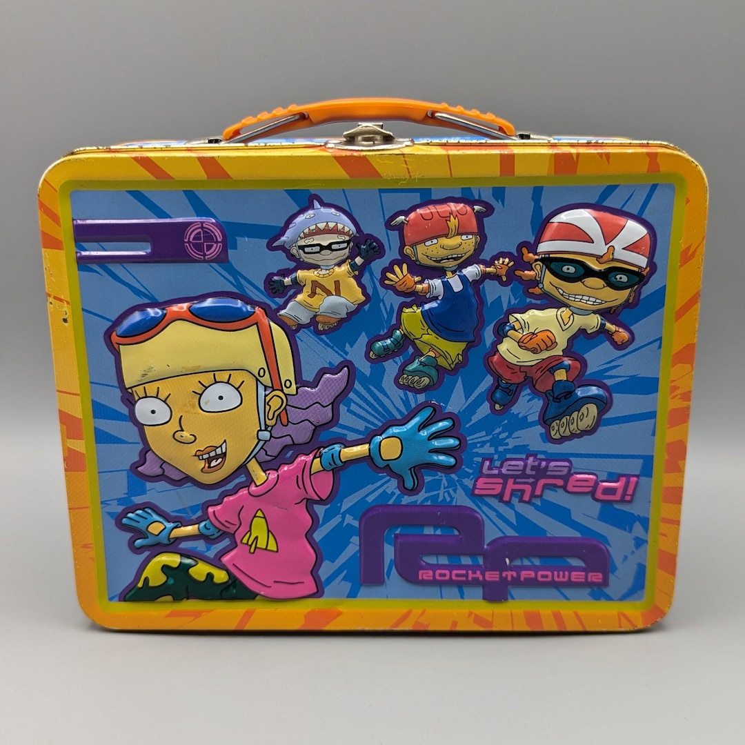 Vintage Nickelodeon Rocketpower Rocket Power Metal Lunch Box 2003 ...